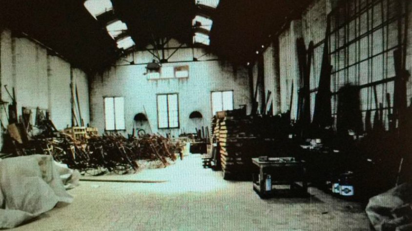 Imatge de l'interior de la nau 18 de Cal Trepat