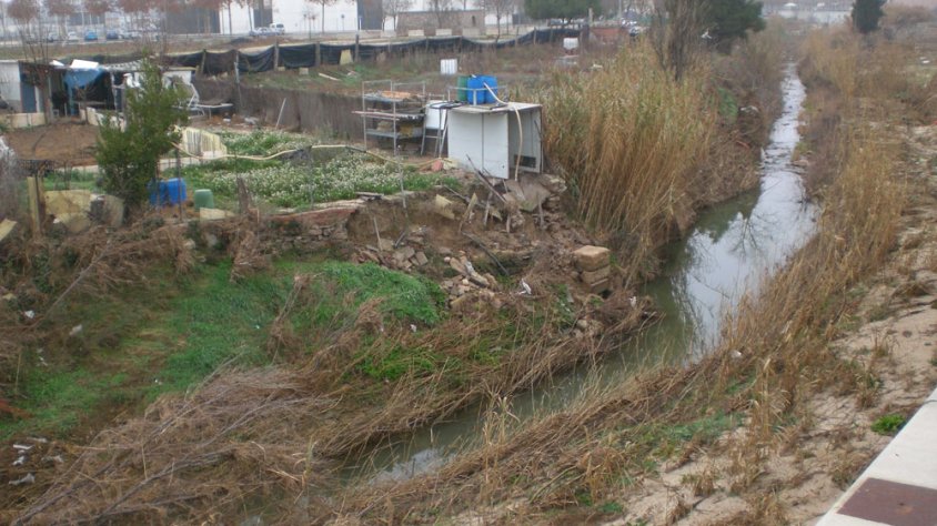 Imatge de la zona que la CUP proposa millorar