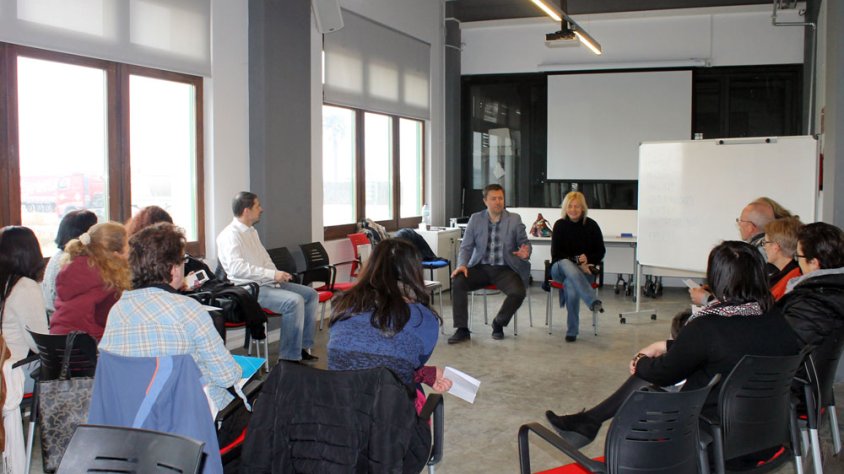 Una de les sessions que s'han ofert, que han comptat amb una quinzena d'assistents