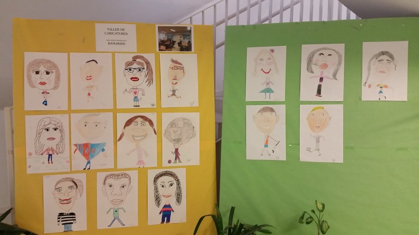 Imatge d'algunes de les creacions dels alumnes durant el taller