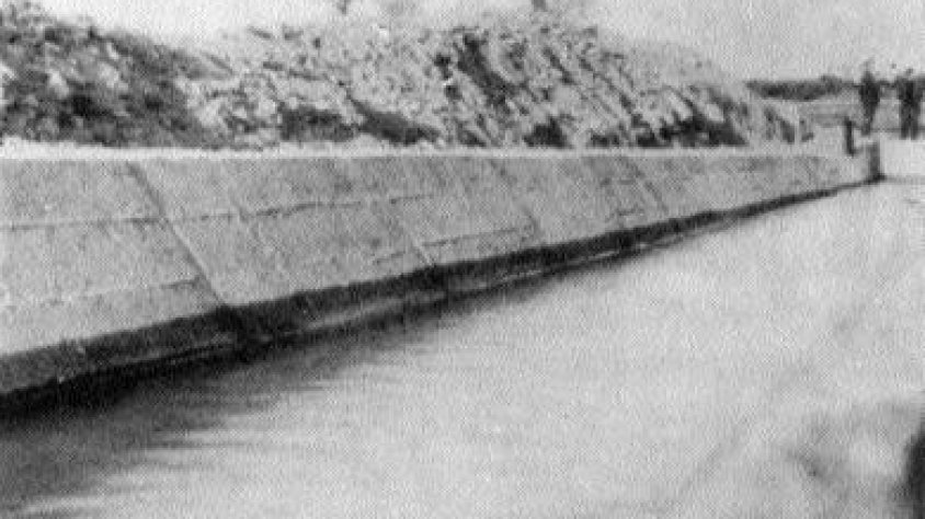 Canal de l’Alt Urgell entre el riu Cercavins i la carretera C-14 (10-2-1967)