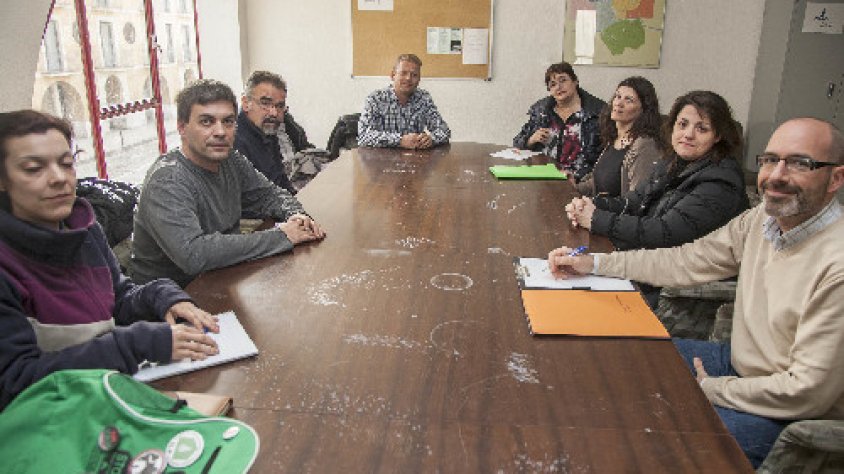 La reunió ahir entre la PAH i l'Ajuntament de Tàrrega