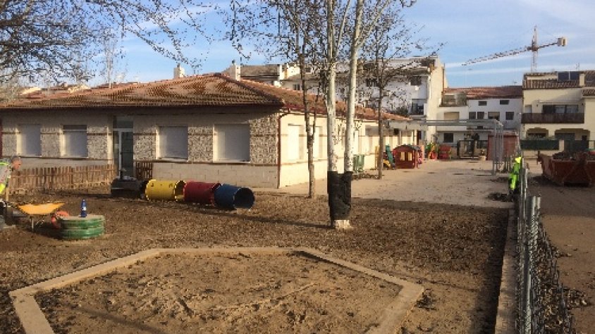 La guarderia Nins d'Agramunt, després de l'episodi d'inundacions del passat mes de novembre