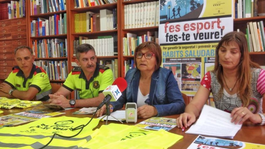Imatge d'arxiu de la presentació de la campanya "Fes esport, fes-te veure"
