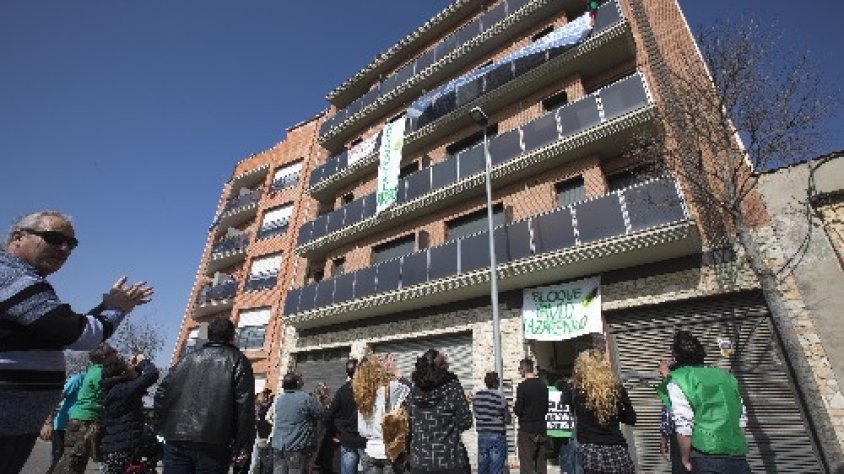 Manifestació de suport als afectats