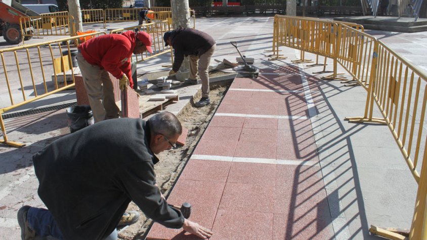 Un dels indrets on s'actua és la plaça del Carme