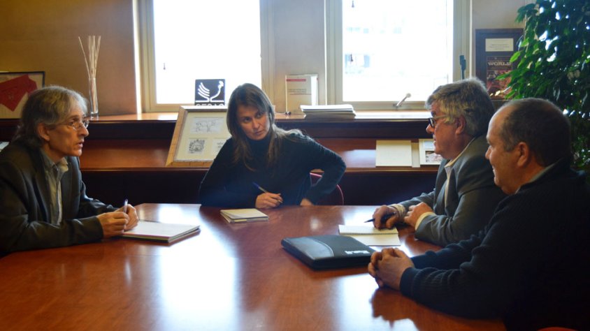 La consellera d'Agricultura es va reunir ahir amb el president dels regants del Segarra-Garrigues