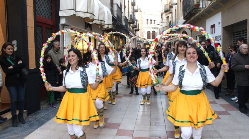 Actuació del Ball d'Arquets de Tàrrega l'any passat