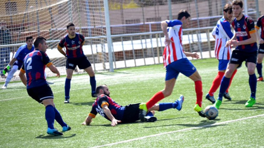 Una imatge del partit d'aquest cap de setmana