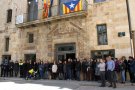 Minut de silenci a Tàrrega per a condemnar els atemptats de Brussel·les
