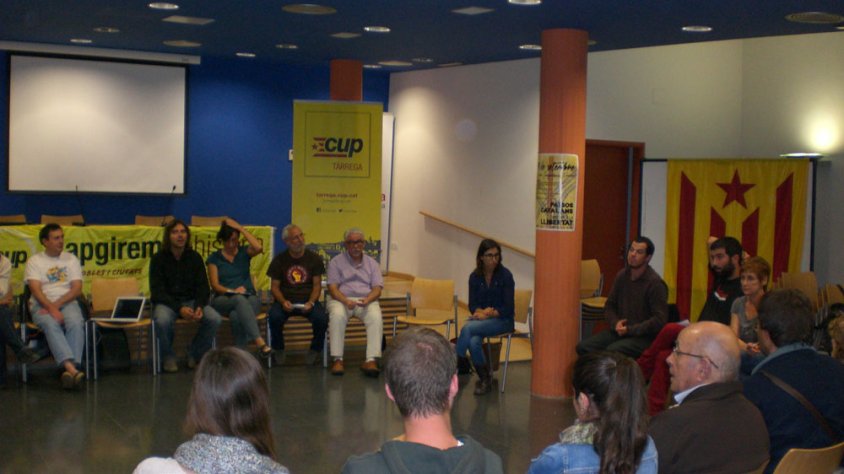 Imatge d'arxiu d'una assemblea oberta de la formació