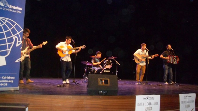 Imatge del concert organitzar per Mans Unides