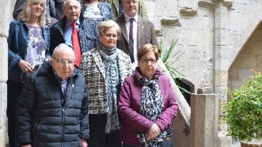 Imatge dels participants ahir en la presentació del premi