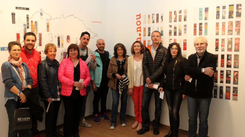 Inauguració de la mostra a la Sala Marsà divendres passat