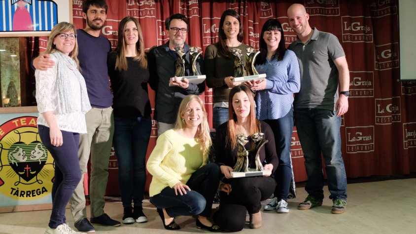 Els membres del grup guanyador del concurs