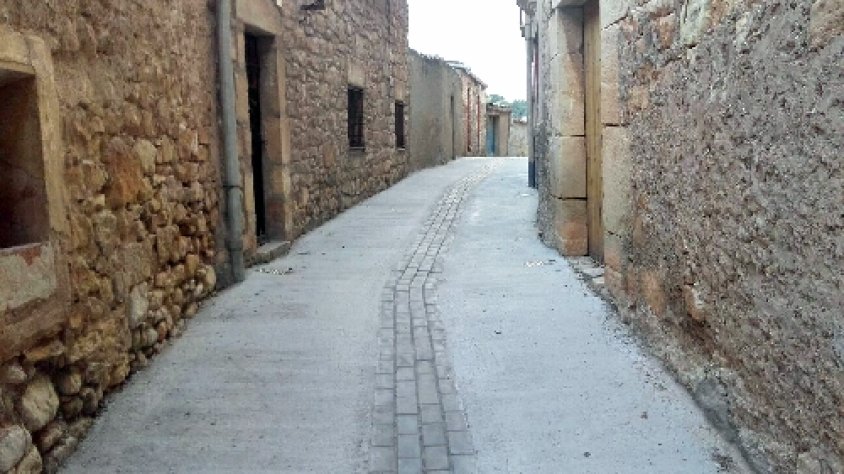 Imatge d'arxiu d'un carrer dels Omells de na Gaia