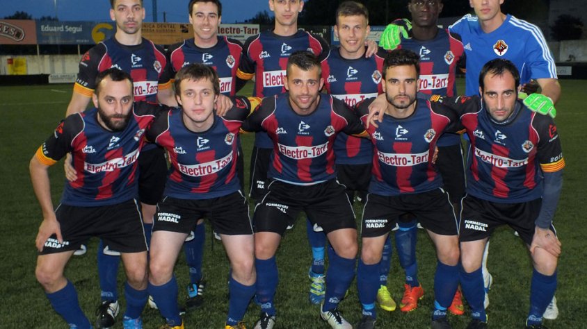 El combinat que ahir va jugar contra el Guissona