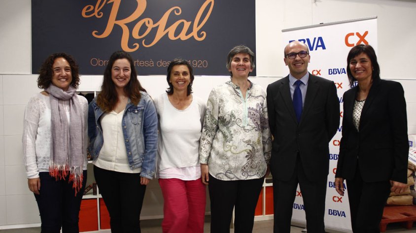 El conveni entre l'Associació Alba i CatalunyaCaixa s'ha signat avui