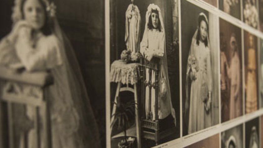 Detall d'algunes de les fotografies que es poden veure a l'exposició