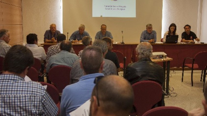 La sessió de la junta general de regants del Segarra-Garrigues celebrada dissabte a Tàrrega