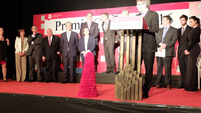 El president Puigdemont va pronunciar el seu parlament després de lliurar els guardons