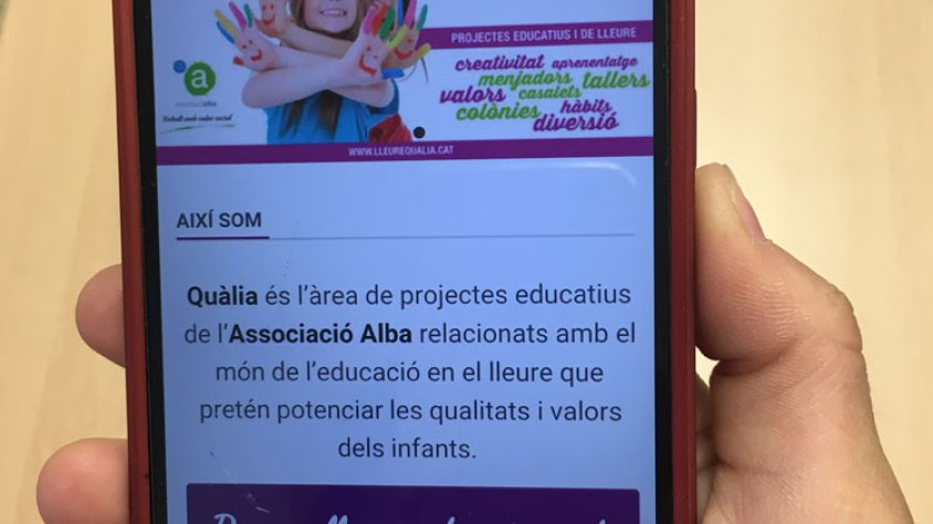 Imatge de la nova 'app' que Quàlia ha posat en marxa