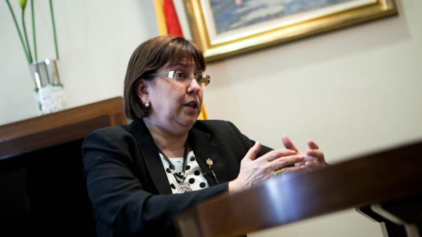 Imatge d'arxiu de l'alcaldessa de Tàrrega, Rosa M. Perelló