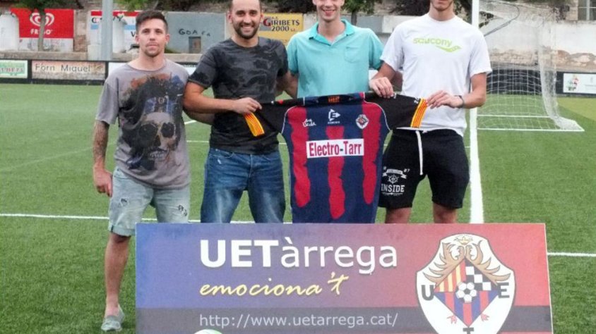 Presentació del fitxatge de Rius i de les renovacions d'alguns dels jugadors del Tàrrega