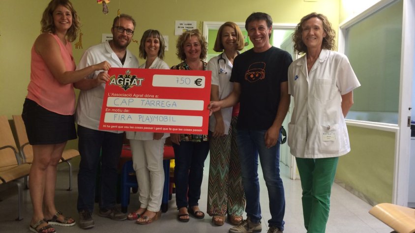 Imatge del lliurament del donatiu