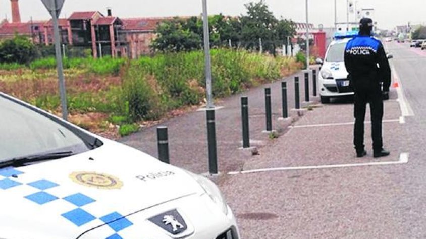 Imatge d'arxiu d'un control de la Policia Local