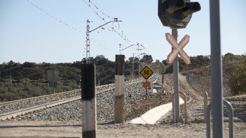 Estat de la via després dels treballs de millora