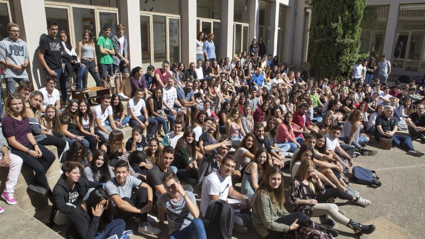 Alumnes de l'escola Ondara