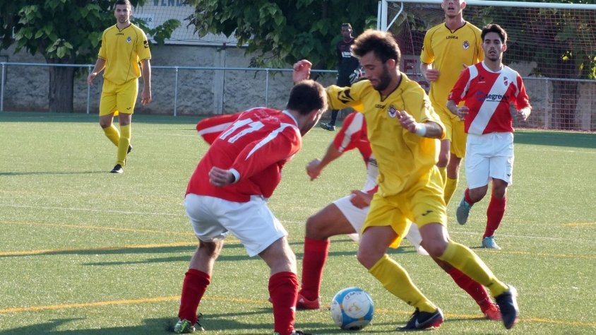 Un moment del partit