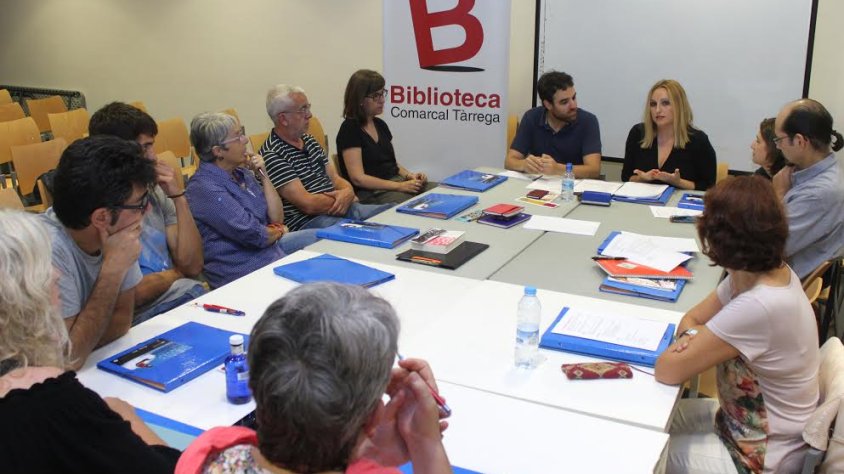 Primera classe, celebrada a la Biblioteca Comarcal de Tàrrega