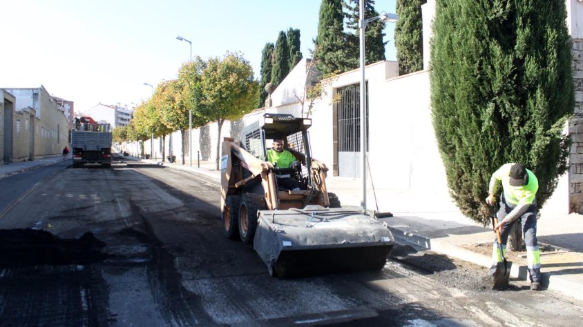 Les obres d'asfaltatge