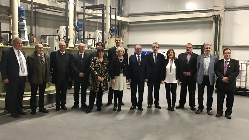 Durant l'acte inaugural es van visitar les noves instal·lacions