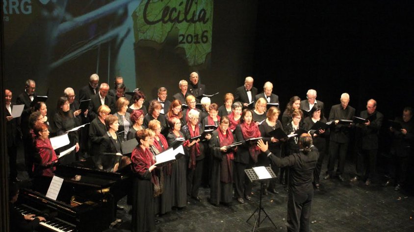 Interpretació conjunta de l'Himne de Santa Cecília
