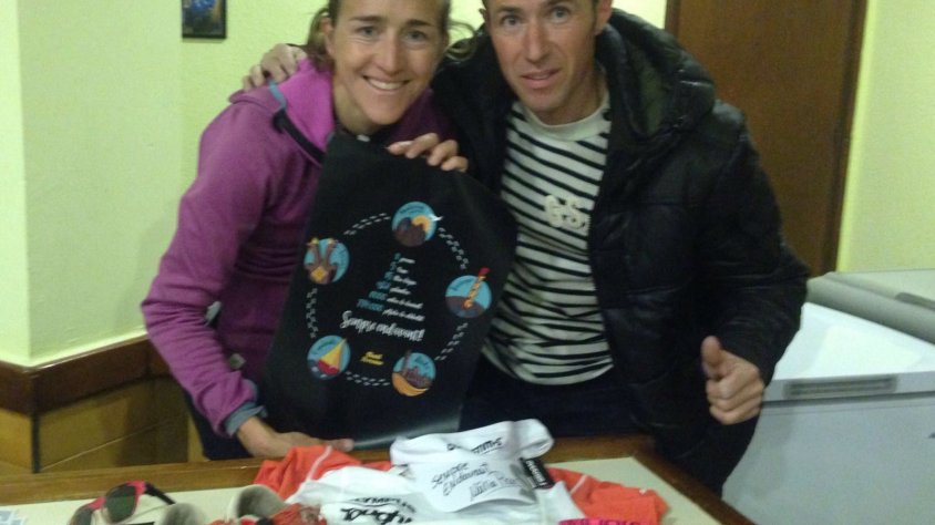 Raül Arenas amb Núria Picas