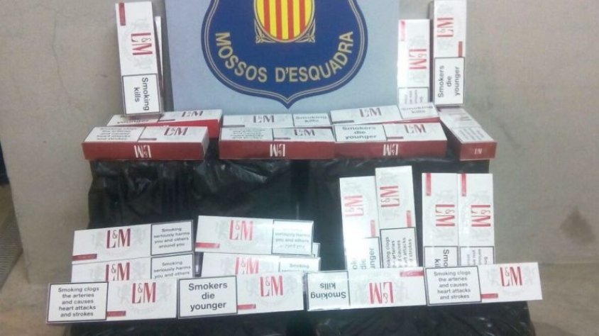 Els paquets de tabac comissats