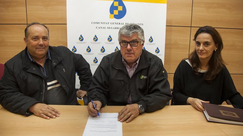 Jové i Albareda en el moment de presentar la candidatura