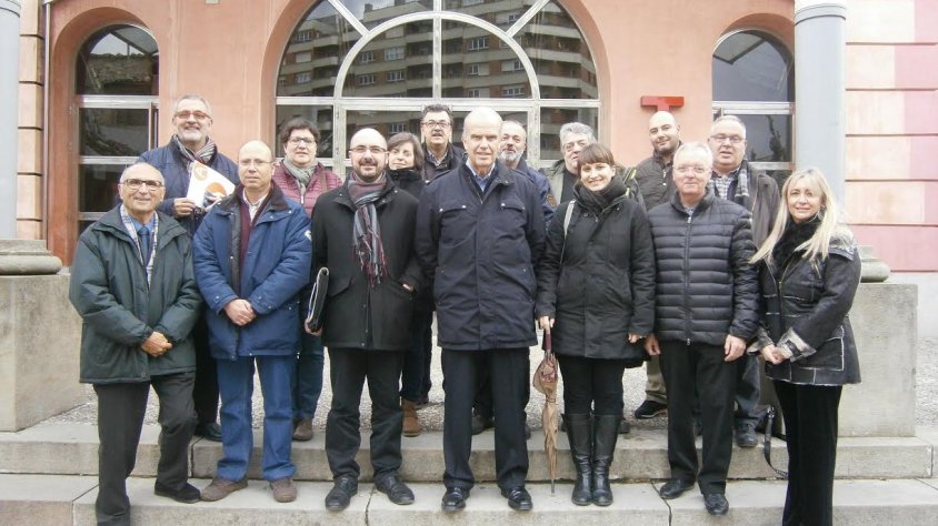 Les juntes de l'Ateneu i de la Federació d'Ateneus de Catalunya