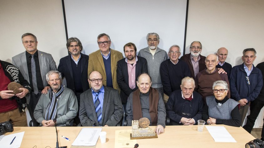 Foto de família de l'acte dels 40 anys del GRTP