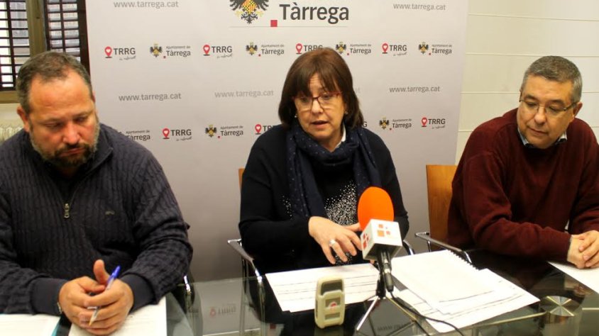 Un moment de la presentació dels comptes a la premsa
