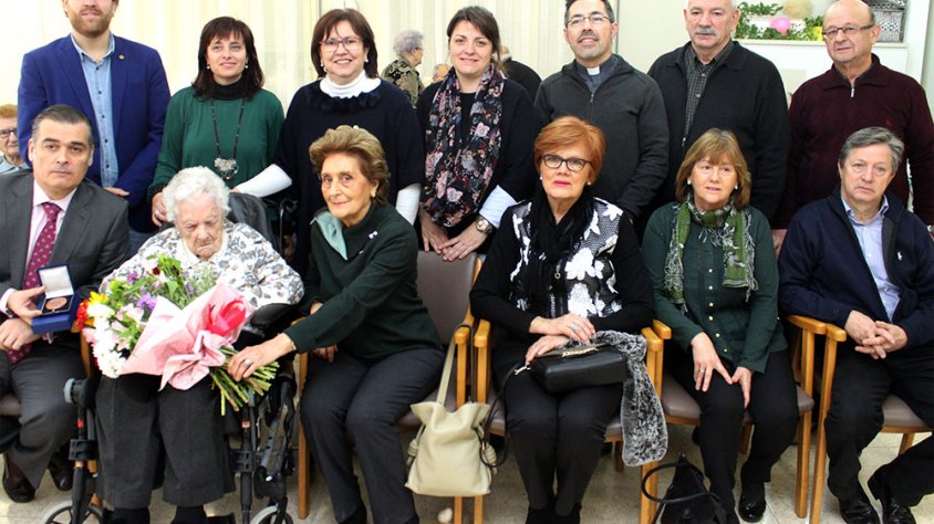 Soledat Costa avui celebrava el seu centenari