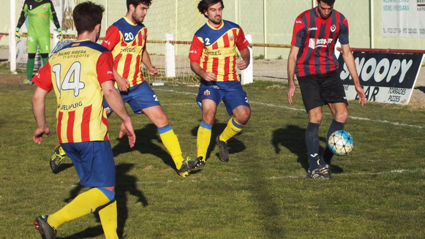 Un moment del partit