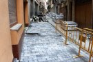 Avancen a bon ritme les obres de renovació del carrer d'Urgell de Tàrrega 