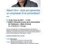Albert Om oferirà una xerrada a la Trobada d'Empresaris de l’Urgell i la Segarra d'Enfoc