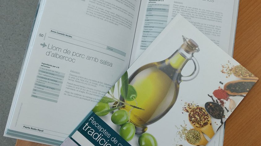 Imatge del llibre de receptes tradicionals de la comarca