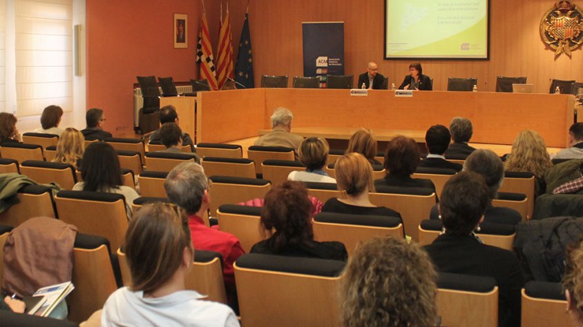 L'alcaldessa Rosa M. Perelló ha donat la benvinguda als assistents a la jornada