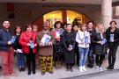 Lectura de versos a càrrec dels alumnes de l'Aula de Llengua de Tàrrega el Dia de la Poesia